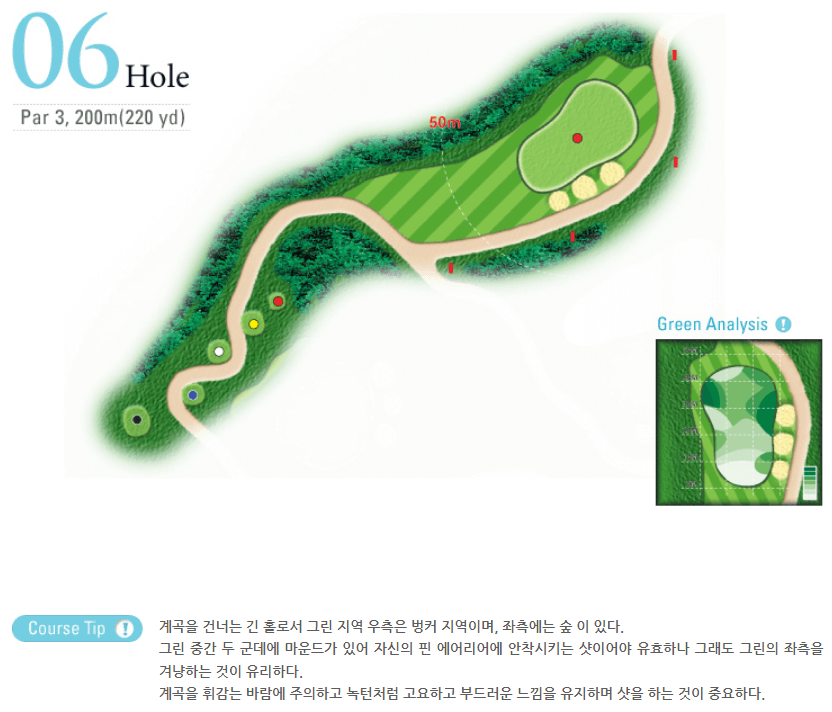 로드힐스 골프앤리조트 힐스코스 6