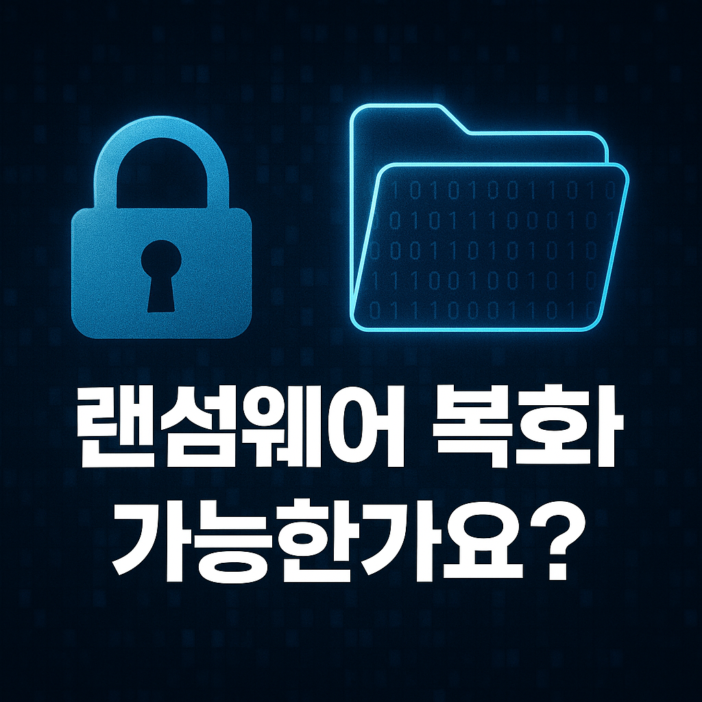 랜섬웨어 암호화 파일, 복호화 정말 가능할까? KISA·Emsisoft 복호화 툴로 실제 복구한 사례