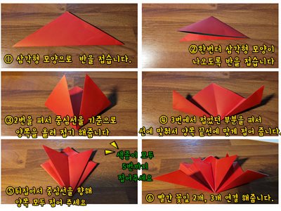 색종이 접기 -대형 카네이션 접기
