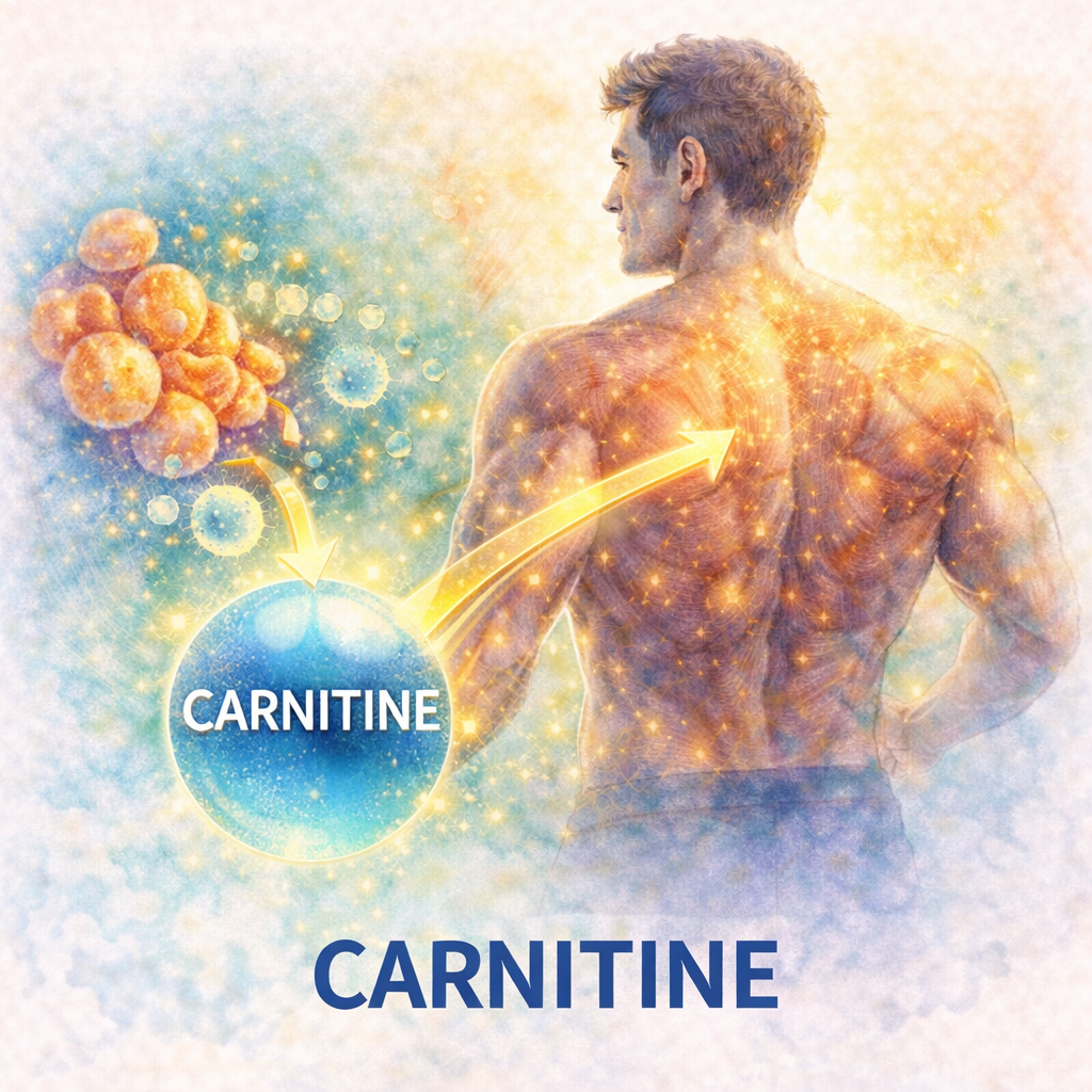 카르니틴은 지방을 에너지로 전환해서 운동 효율을 높인다.