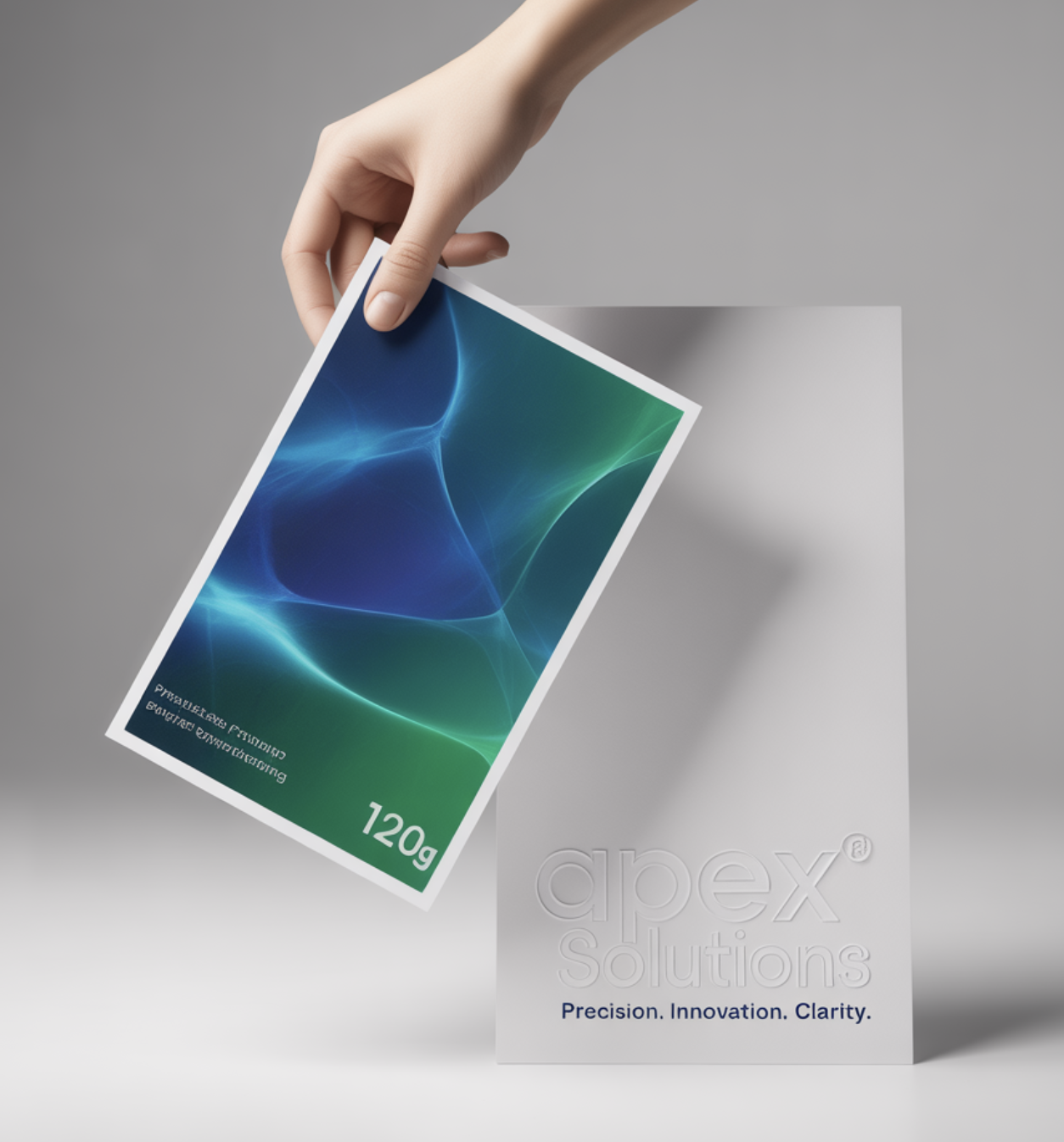 '120g' - 품격을 더하는 최소한의 빳빳함