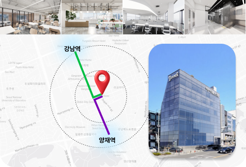 아이퀘스트 강남 사옥 전경