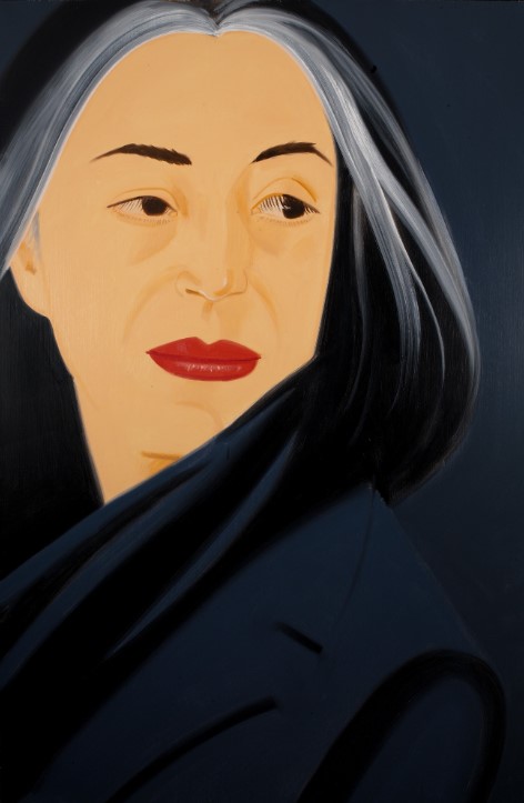 알렉스 카츠의 'Ada with Black Scarf', 작품 사진, 스미소니언 미국 미술관 소장