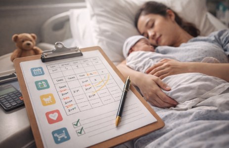 출산휴가 관련된 사진