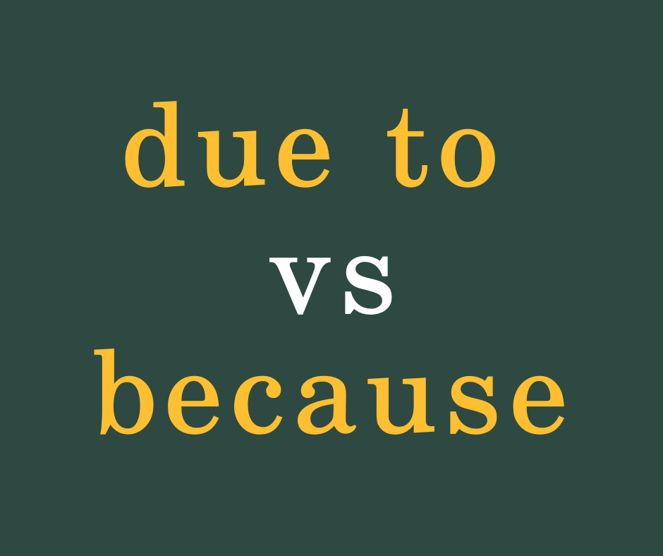due to