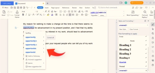 무료 워드 프로그램: WPS Office Writer