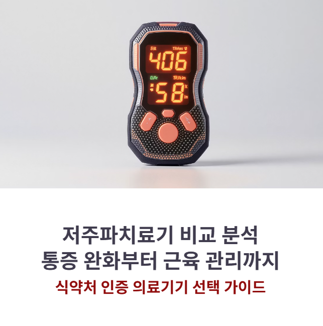 저주파치료기 비교 분석, 기능·자극 세기·가격까지 한눈에