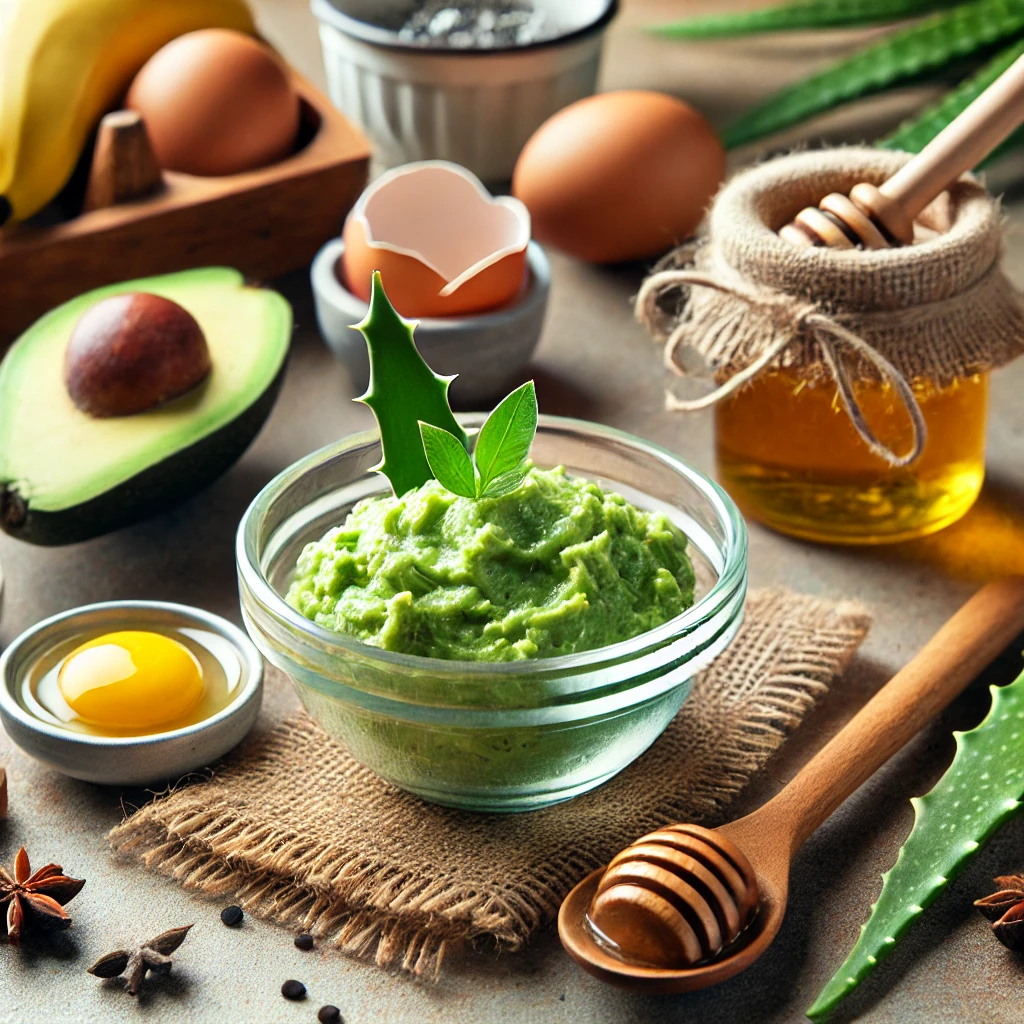 집에서 하는 천연 두피팩