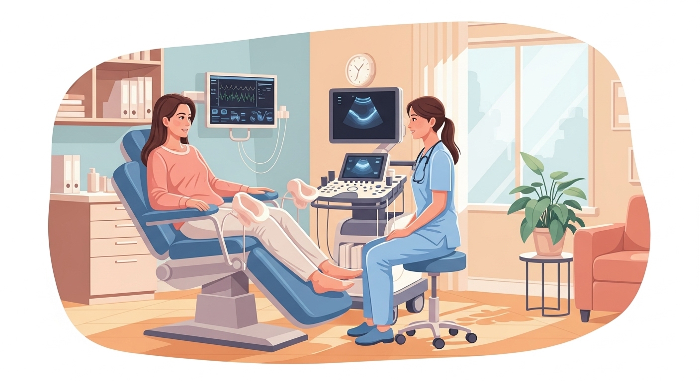 생리불순 진료 절차 (호르몬 검사·초음파·문진 포함)