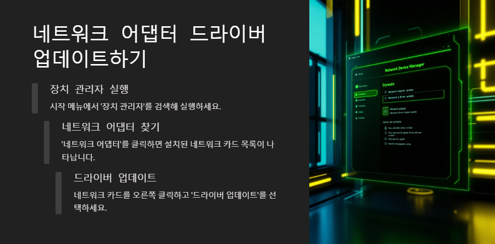 윈도우11 인터넷 끊김 해결