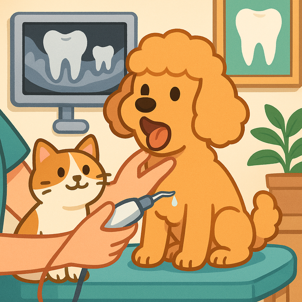 스케일링만 하면 끝? 구강 X-ray 없는 치과 시술의 진짜 한계와 반려동물 사후 관리 루틴