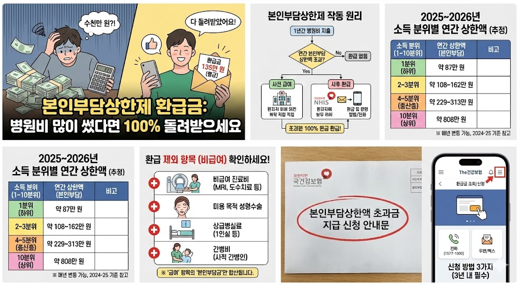 병원비 본인부담상한제 환급금 조회