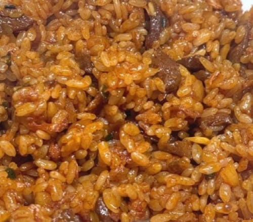 철판제육볶음밥완성