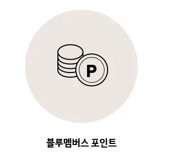'블루멤버스 포인트' 문구
