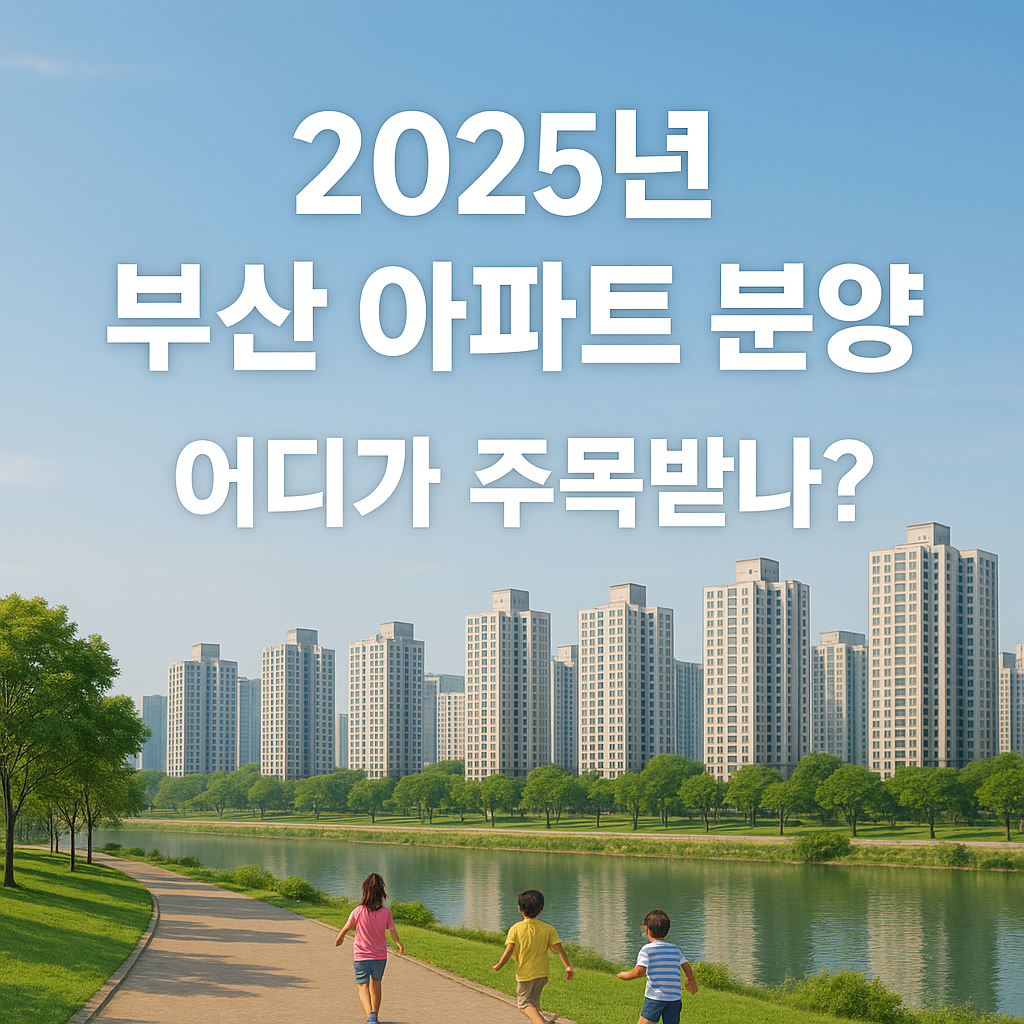 2025년 부산 아파트 분양 어디가 주목받나?