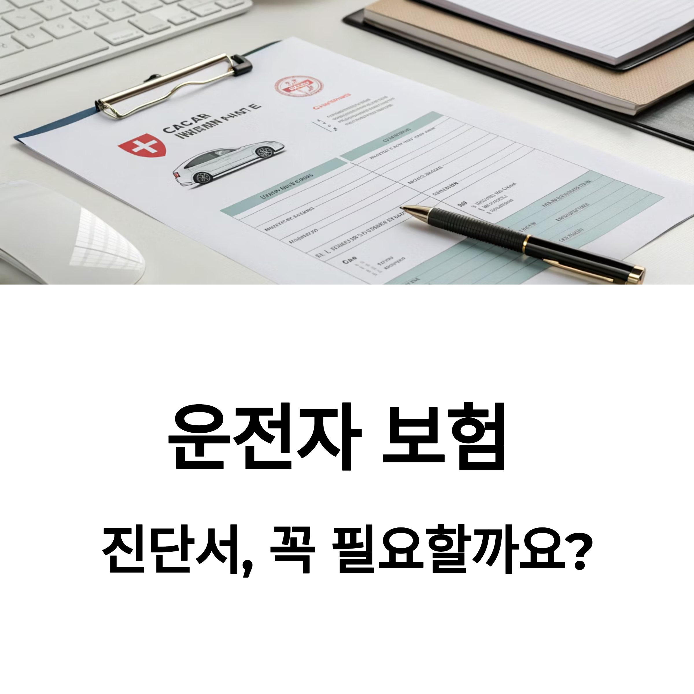 운전자 보험 진단서 제출, 꼭 필요한가요?