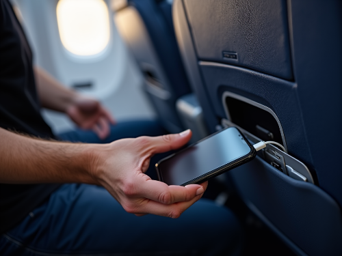 보조배터리 비행