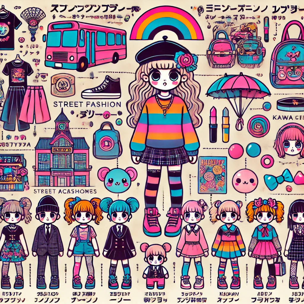 일본 패션 이미지