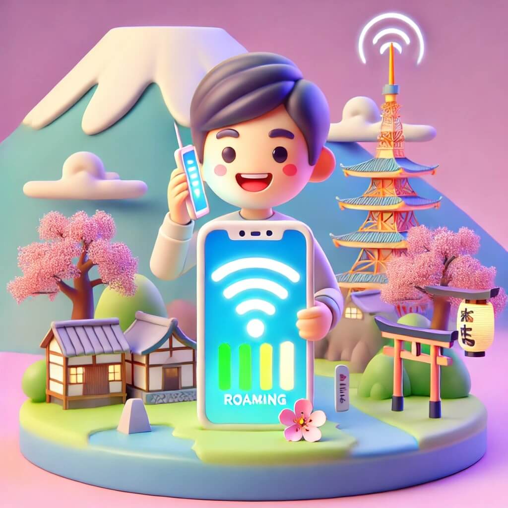 일본여행에서 로밍 장단점