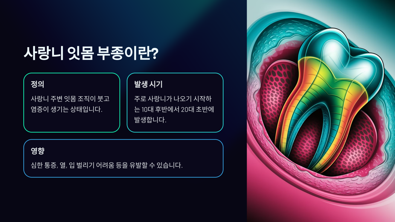 사랑니 잇몸 부었을때 2