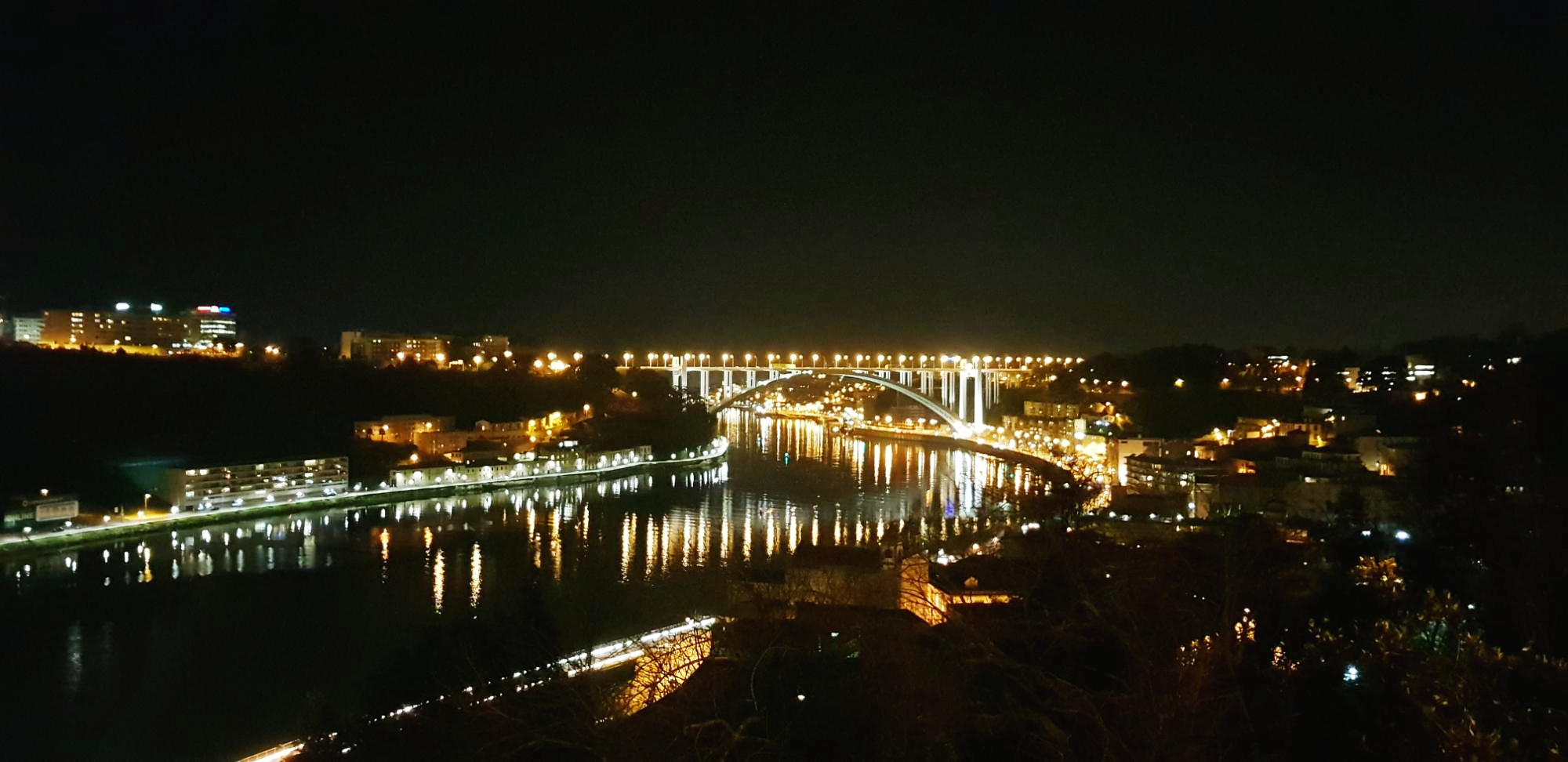 포르투갈 포르토 아라비다 다리 야경