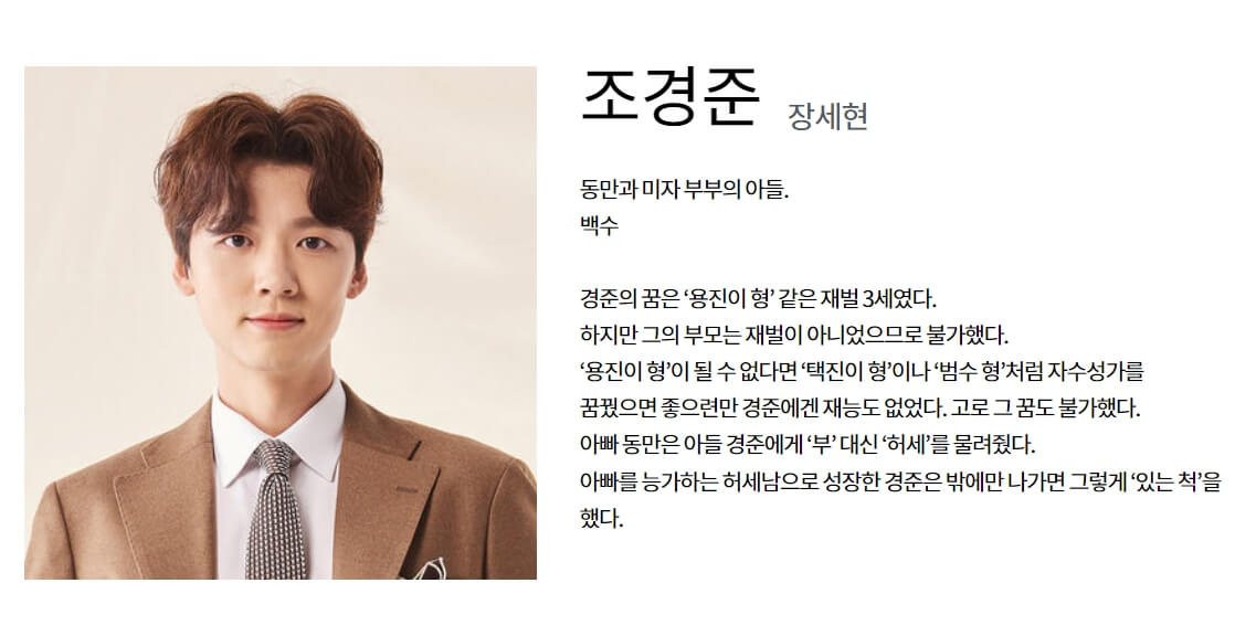 사랑의꽈배기 줄거리 등장인물 경준