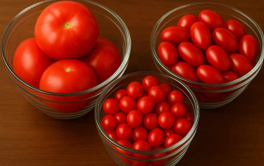 "토마토 품종 별 영양 성분 분석"에 대한 이미지입니다.