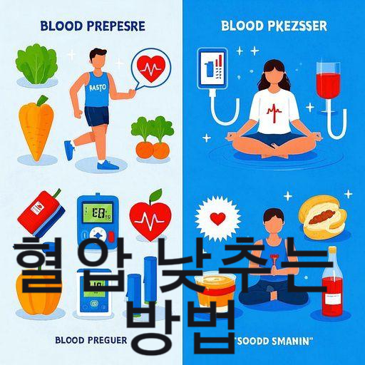 혈압 낮추는 방법