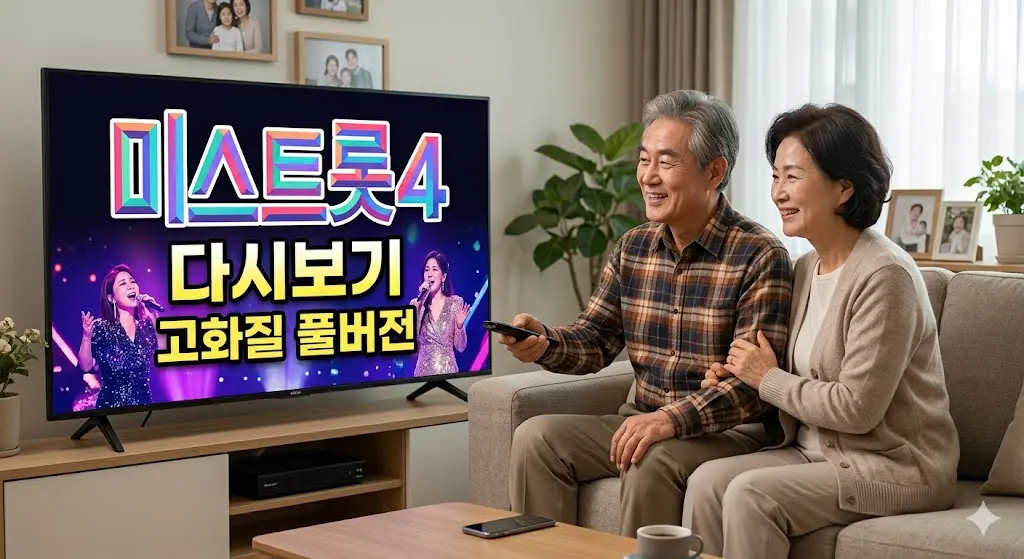 미스트롯4 재방송 편성표 및 고화질 풀버전 무료 다시보기 꿀팁