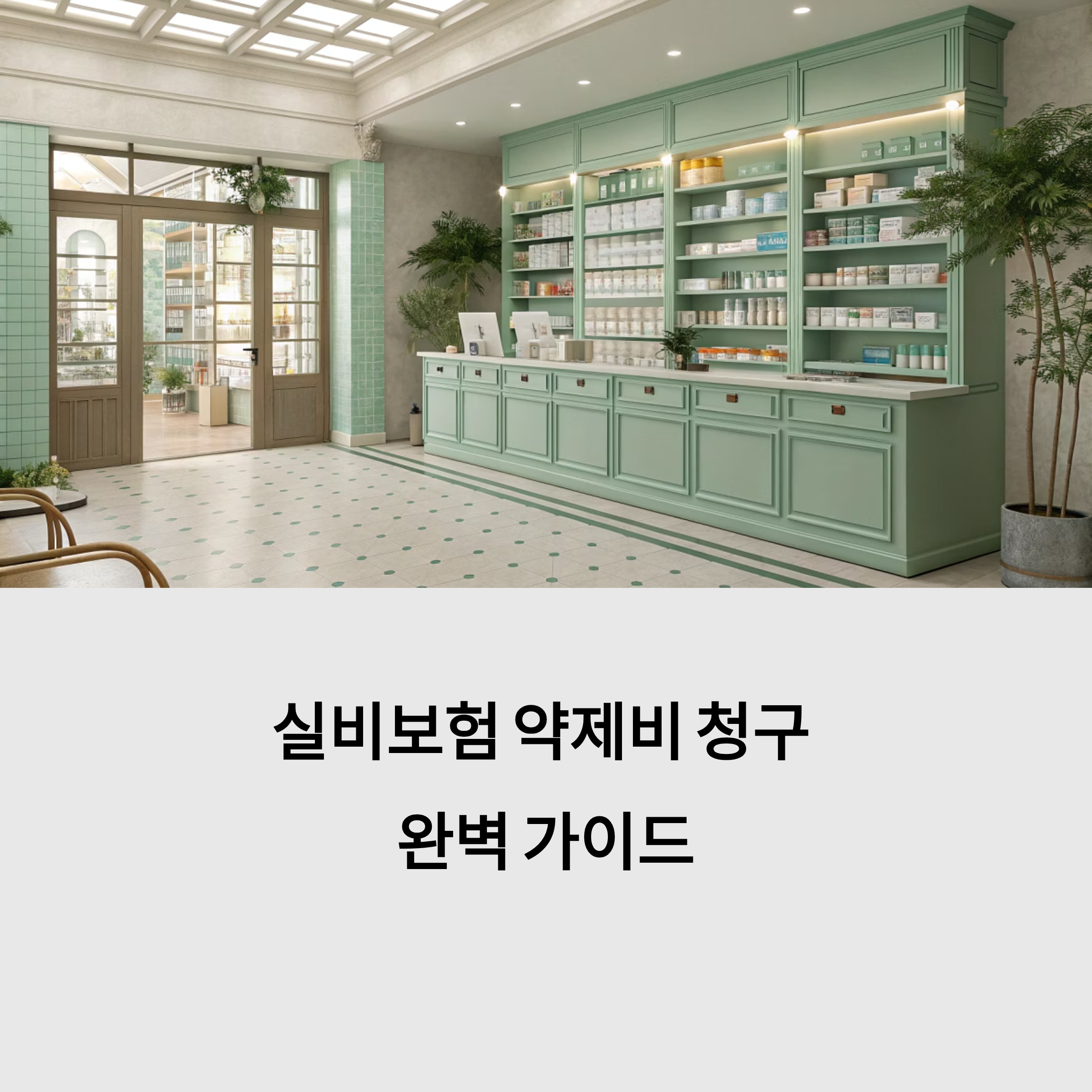 실비보험 약제비 청구