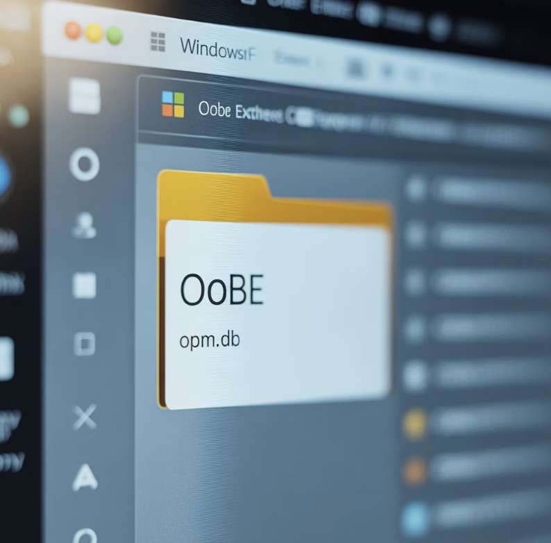 2단계: 핵심 원인 제거, OPBCM 폴더 삭제