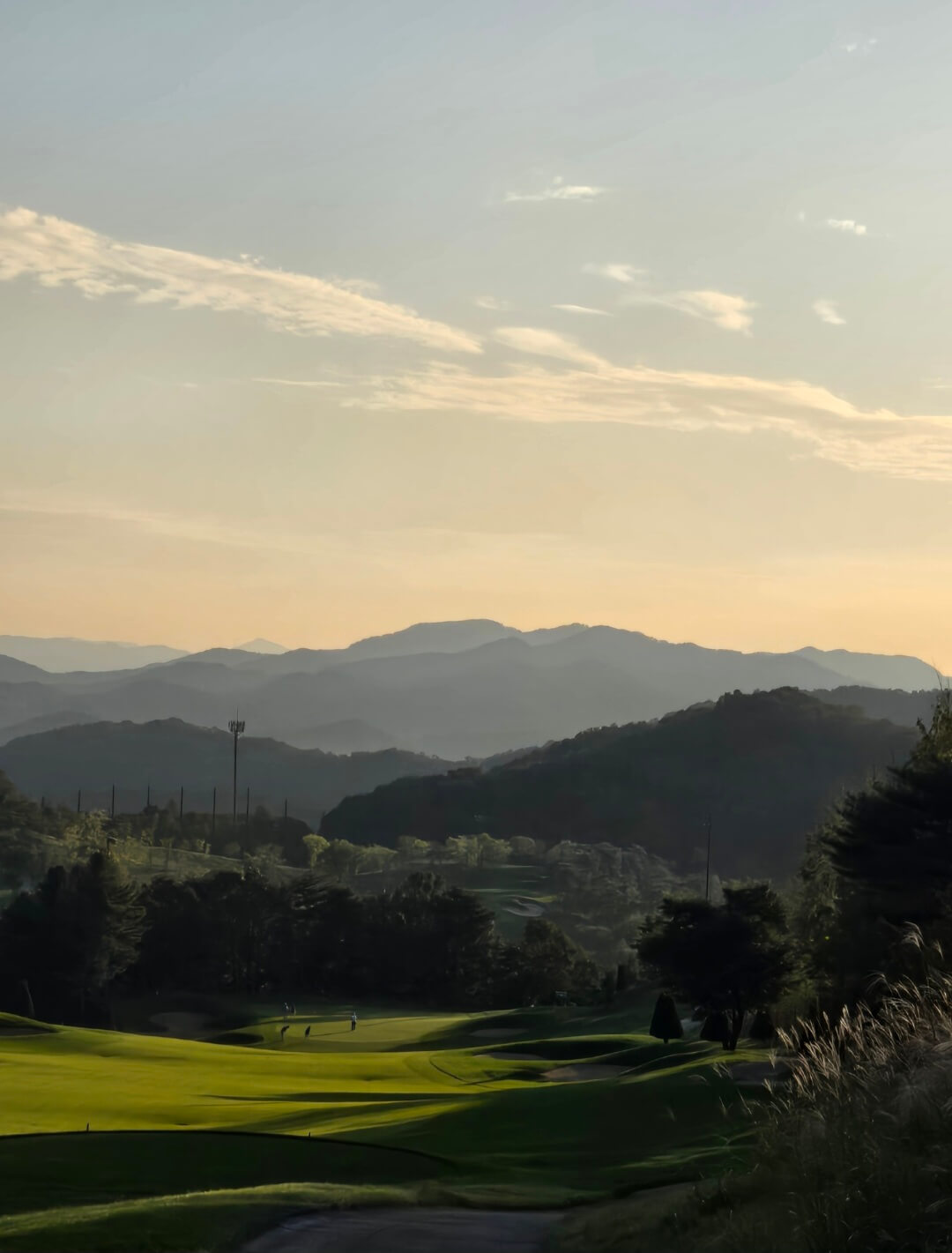 해넘어가는 코스전경