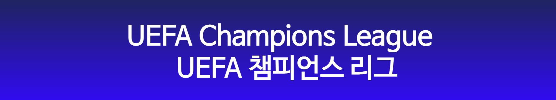 UEFA 챔피언스 이미지
