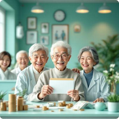 65세 이상 노인 건강지원금 이미지