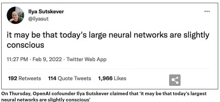 AI는 사람 같은 의식 수준에 도달했을까? VIDEO:Artificial Intelligence expert warns that there may already be...