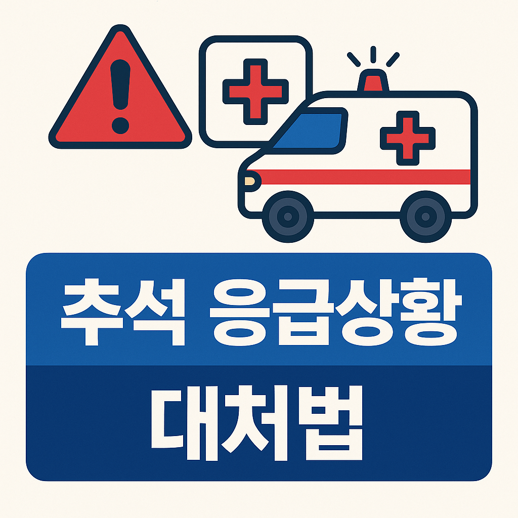 중증&middot;경증 환자 응급실 이용 구분법 및 대응 요령