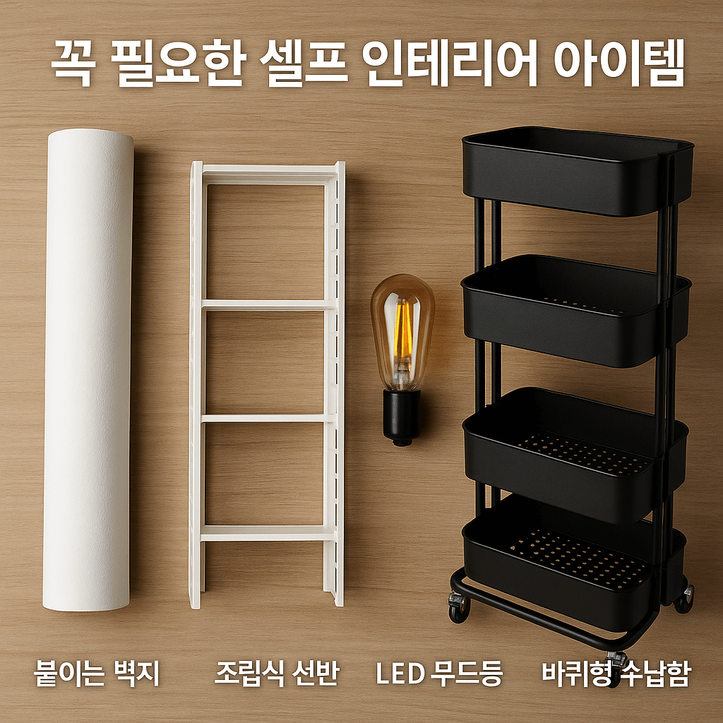 셀프 인테리어 아이템 추천