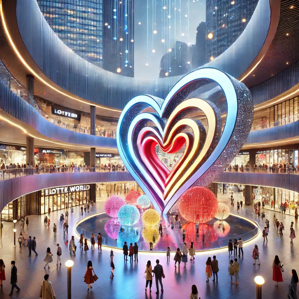 롯데월드몰 하트파트