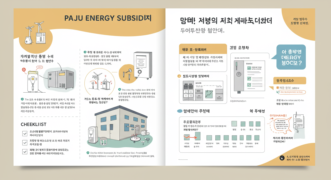파주시 에너지 지원금 활용 방법