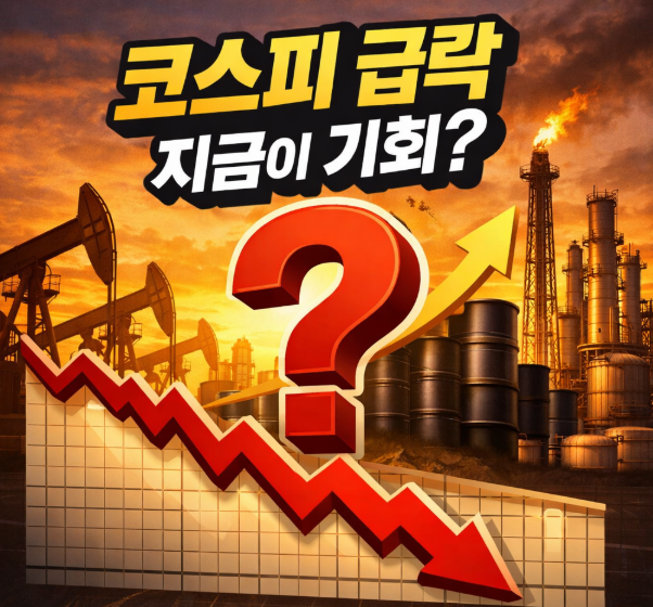 코스피 급락 지금이 기회일까 : 이란 전쟁 이후 실전 매매 전략 정리