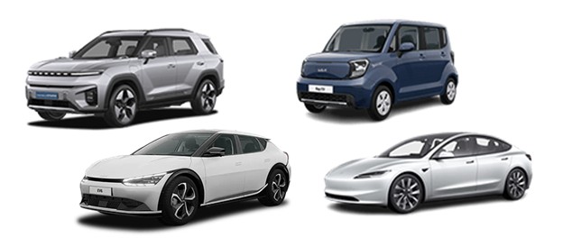 [전기차 추천] 4월 기준 판매순위 KGM 토레스 EVX 기아 EV6 기아 레이 EV 테슬라 모델3(하이랜드)