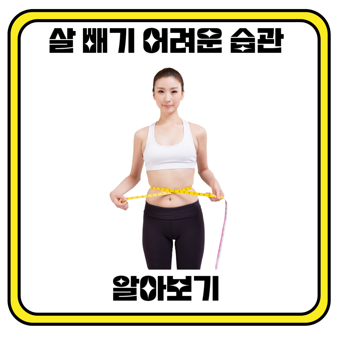 살 빼기 어려운데 습관을 바꾸자: 자세를 통한 다이어트