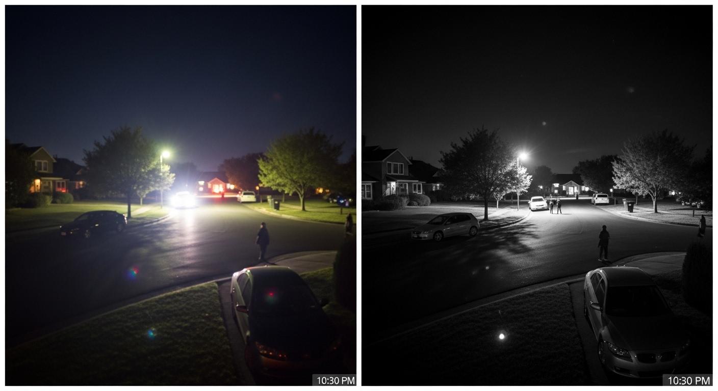 야간 확인 cctv 비교 포인트