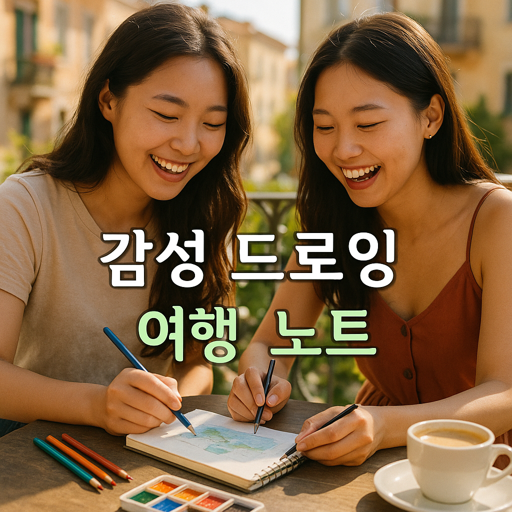 감성 드로잉 여행 노트