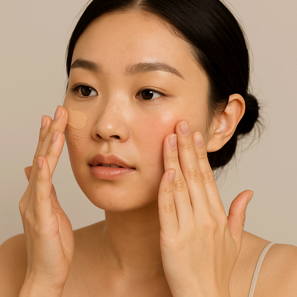 브러쉬 없이 손으로 메이크업하는 팁