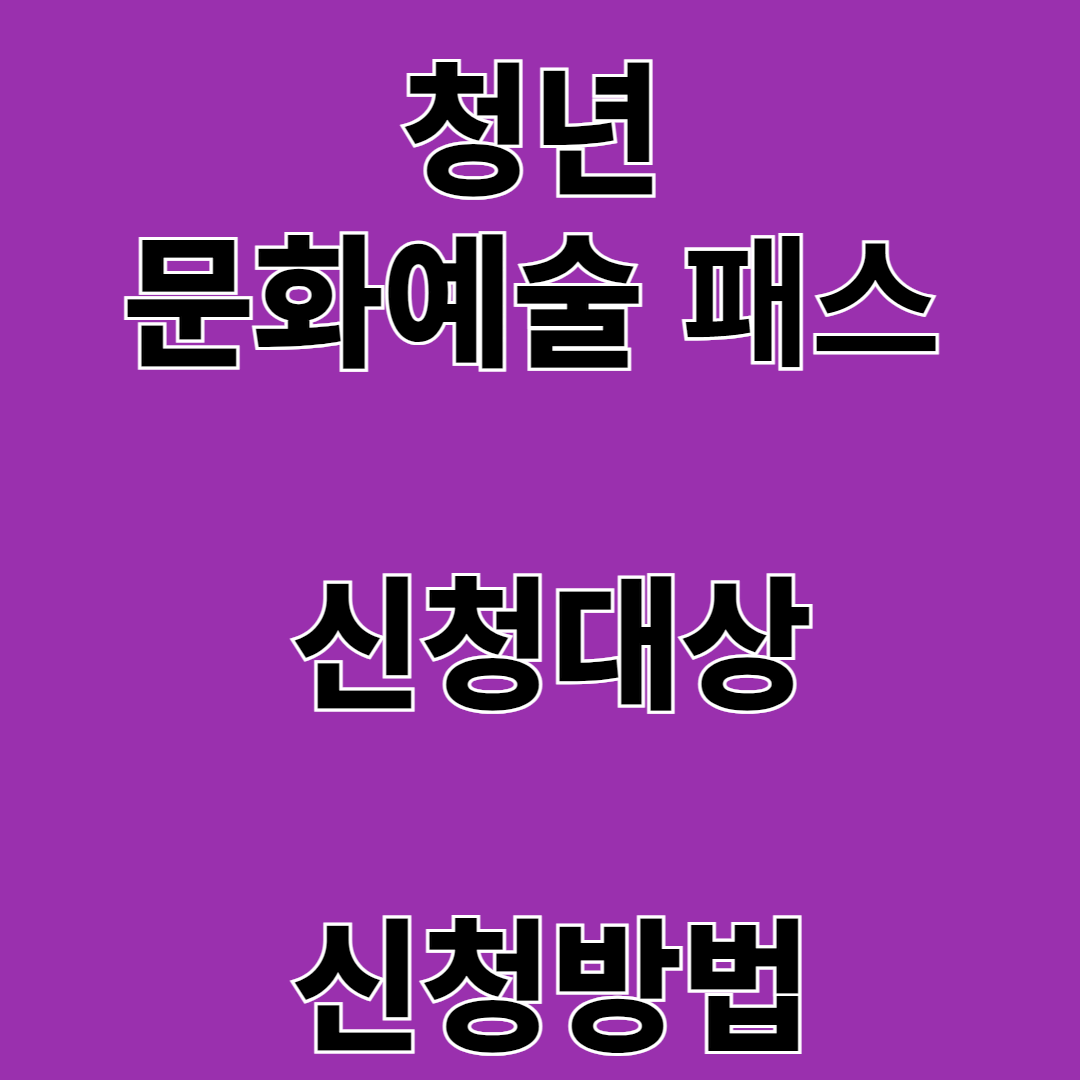 청년문화예술패스