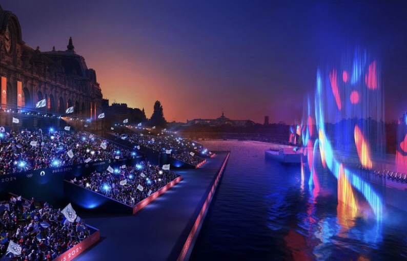 파리 올림픽 센강 개막식 이미지
