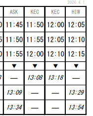 시간표