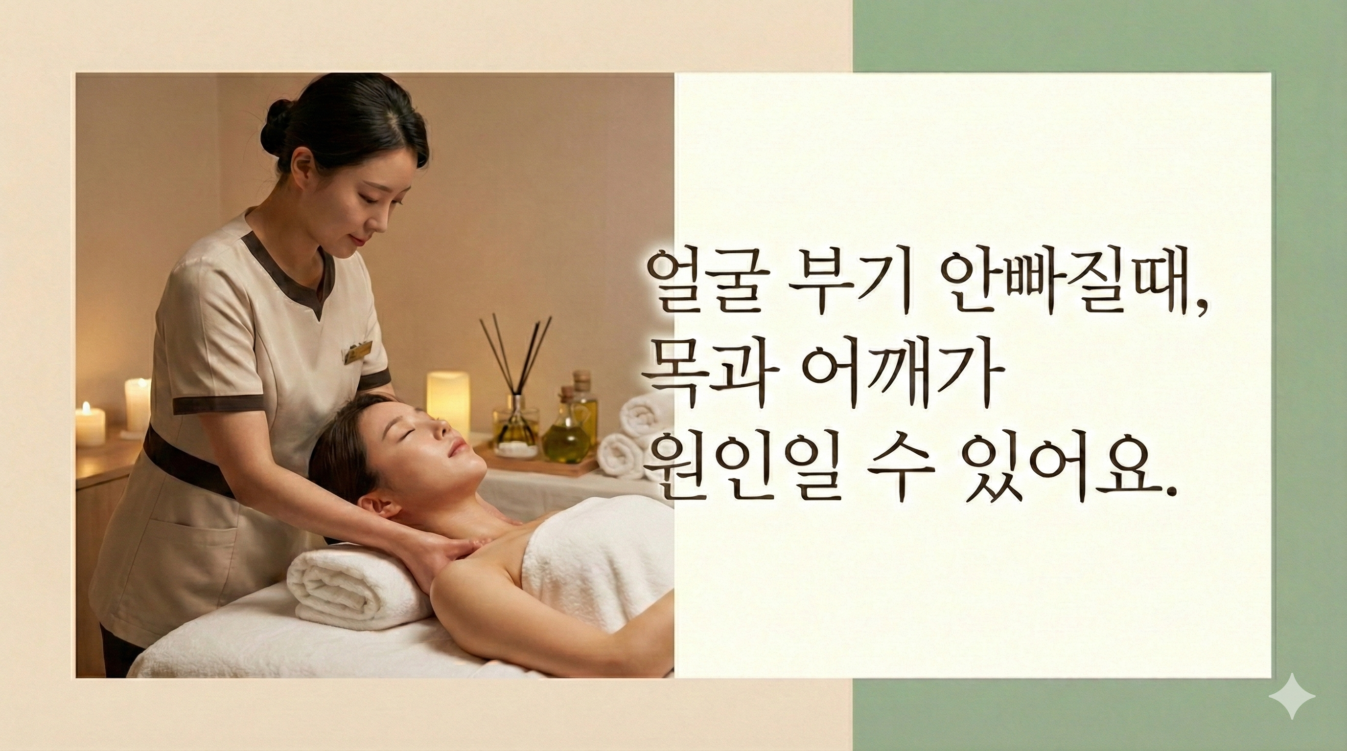 에스테틱에서 관리하는 모습