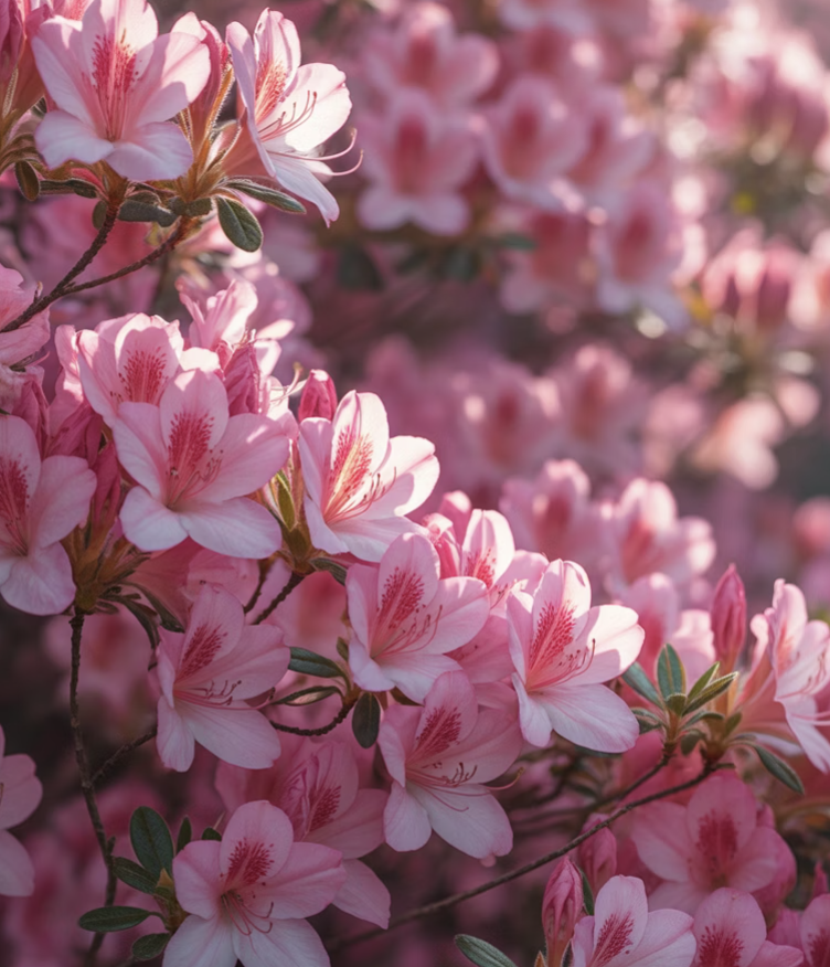 봄의 정원을 압도하는 화려함